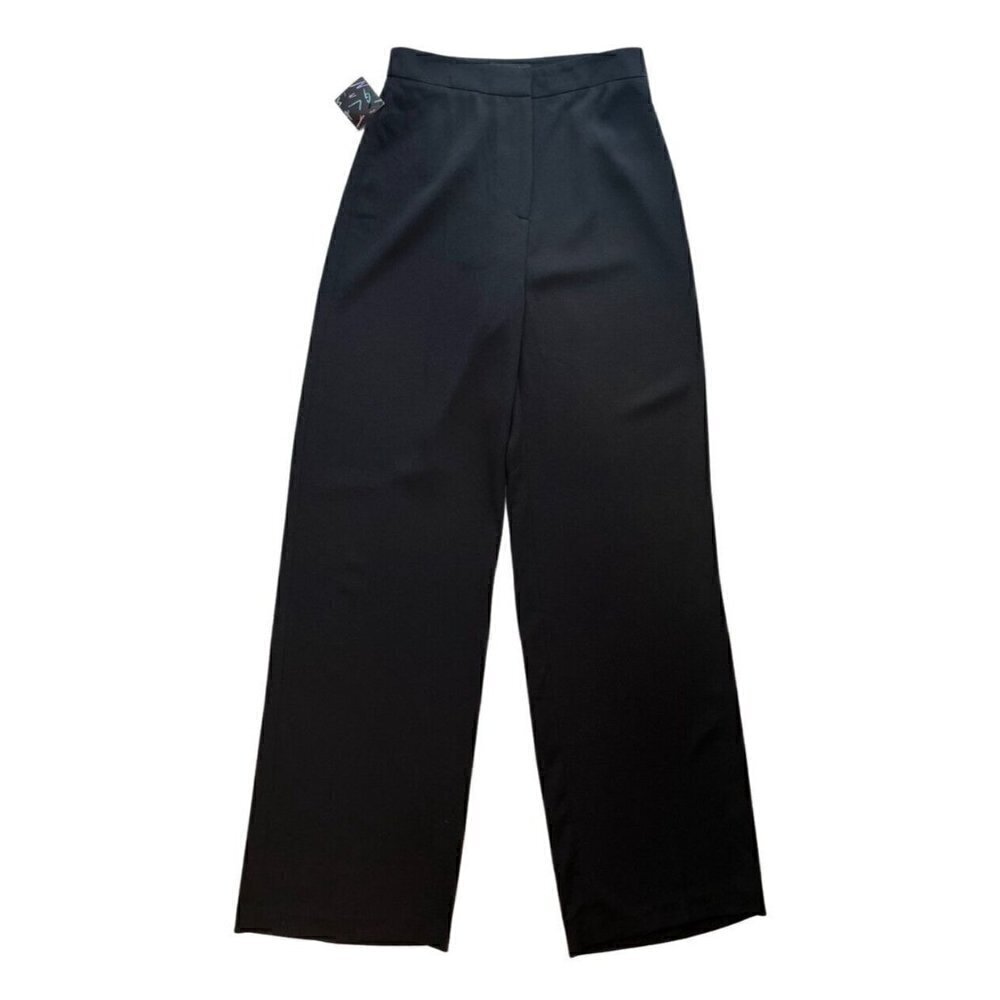 Nasty Gal Black Wide Leg High Waist Palazzo Pants Size S - Picture 9 of 14
